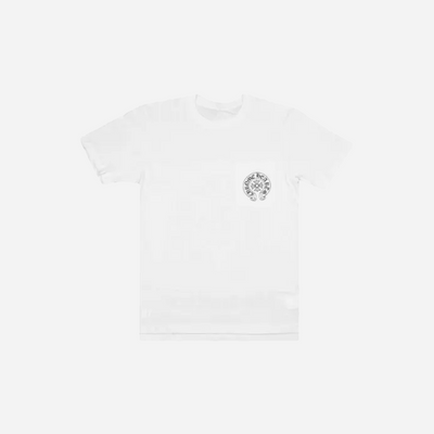 Chrome Hearts Horseshoe Logo Pocket T-Shirt 'White'