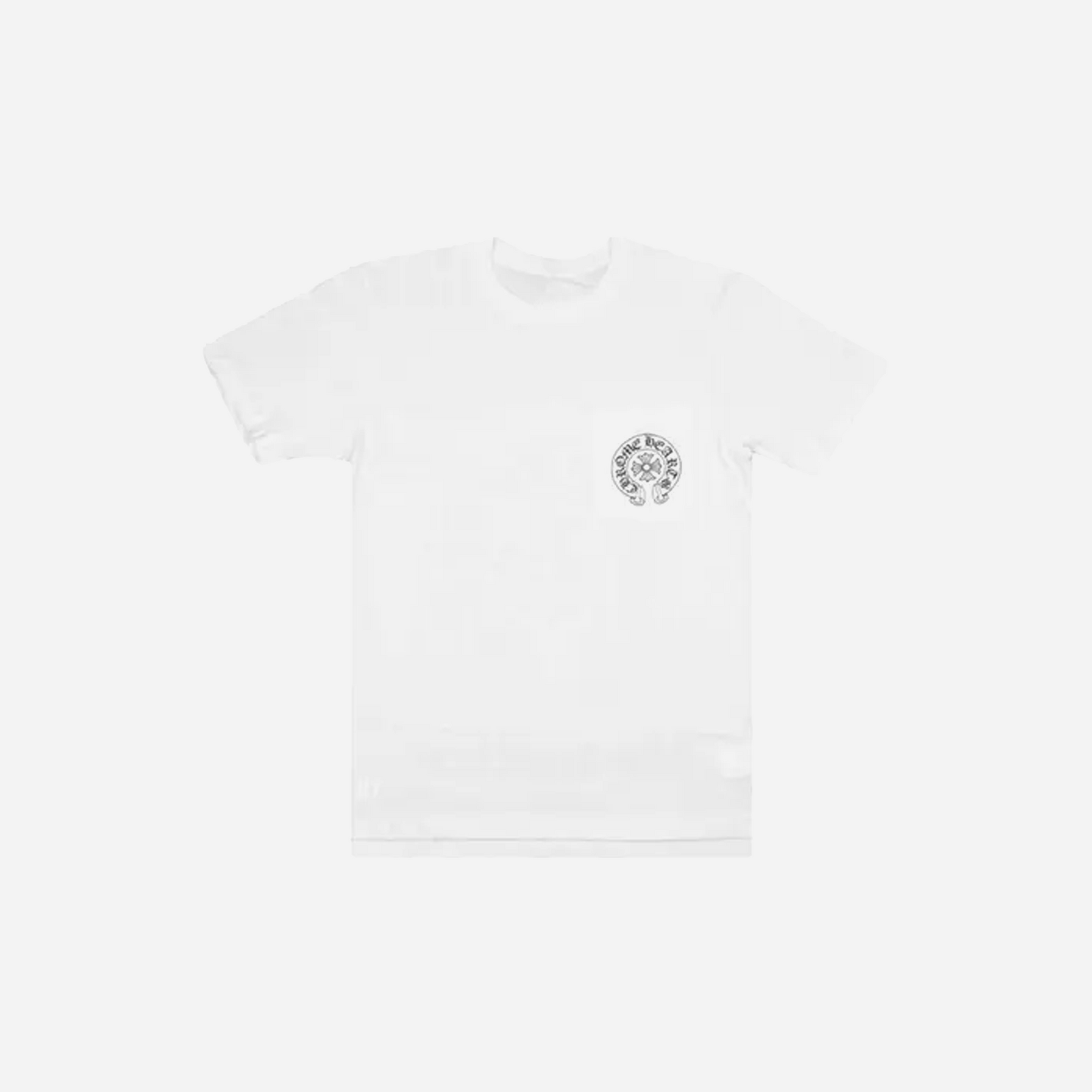 Chrome Hearts Horseshoe Logo Pocket T-Shirt 'White'