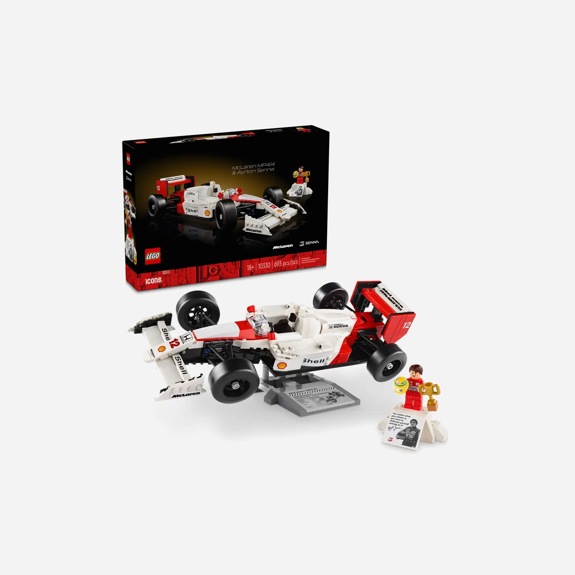 LEGO X F1 McLaren MP4/4 & Ayrton Senna