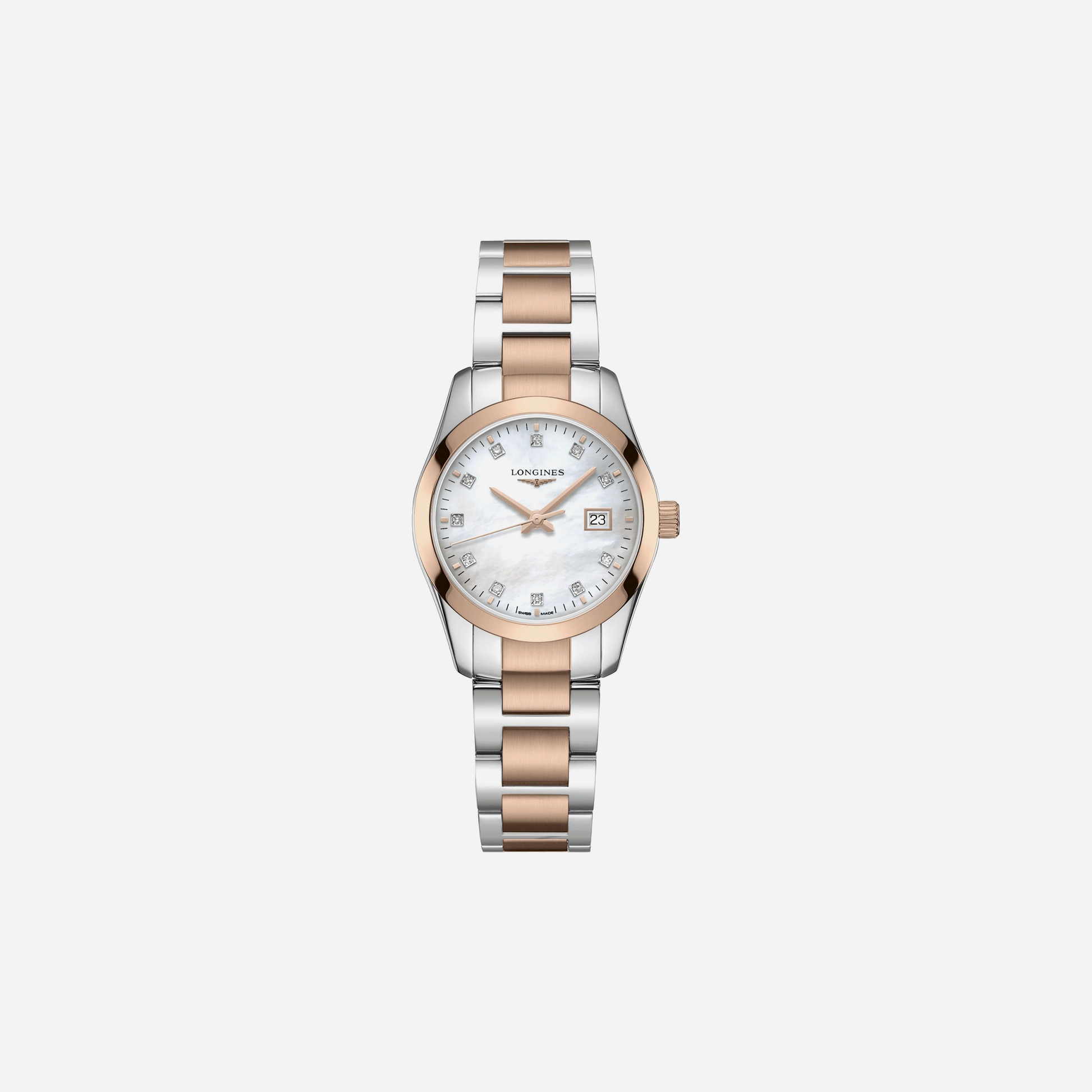 LONGINES CONQUEST CLASSIC WHITE 7612356212964