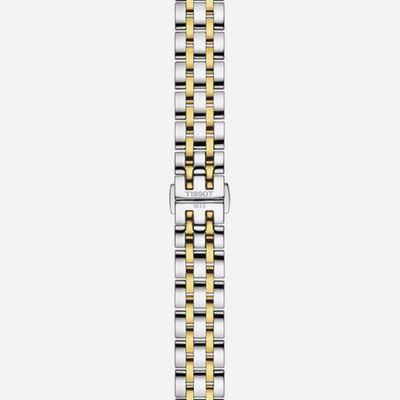 Tissot Classic Dream Lady Silver Dial 28mm Two-Tone Stainless Steel Quartz Watch.