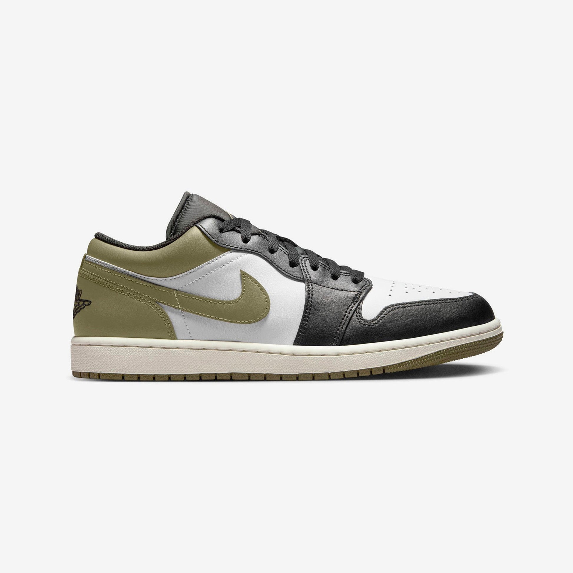Nike Air Jordan 1 Low Black Toe Medium Olive