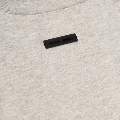 Fear Of God Essentials SS25 Womens Boxy Tee- Heather Stone