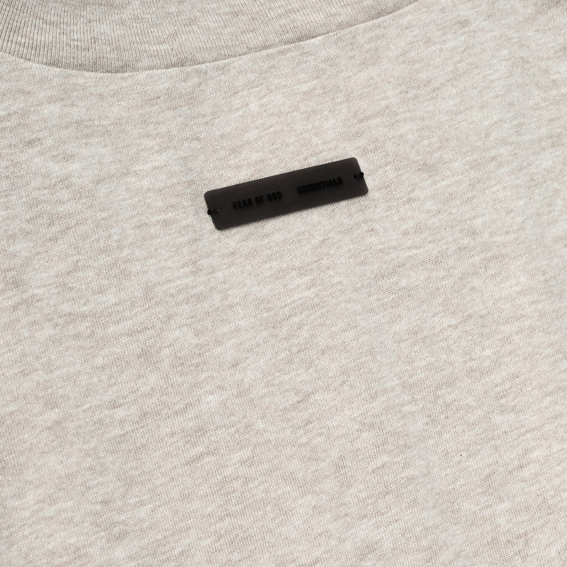 Fear Of God Essentials SS25 Womens Boxy Tee- Heather Stone