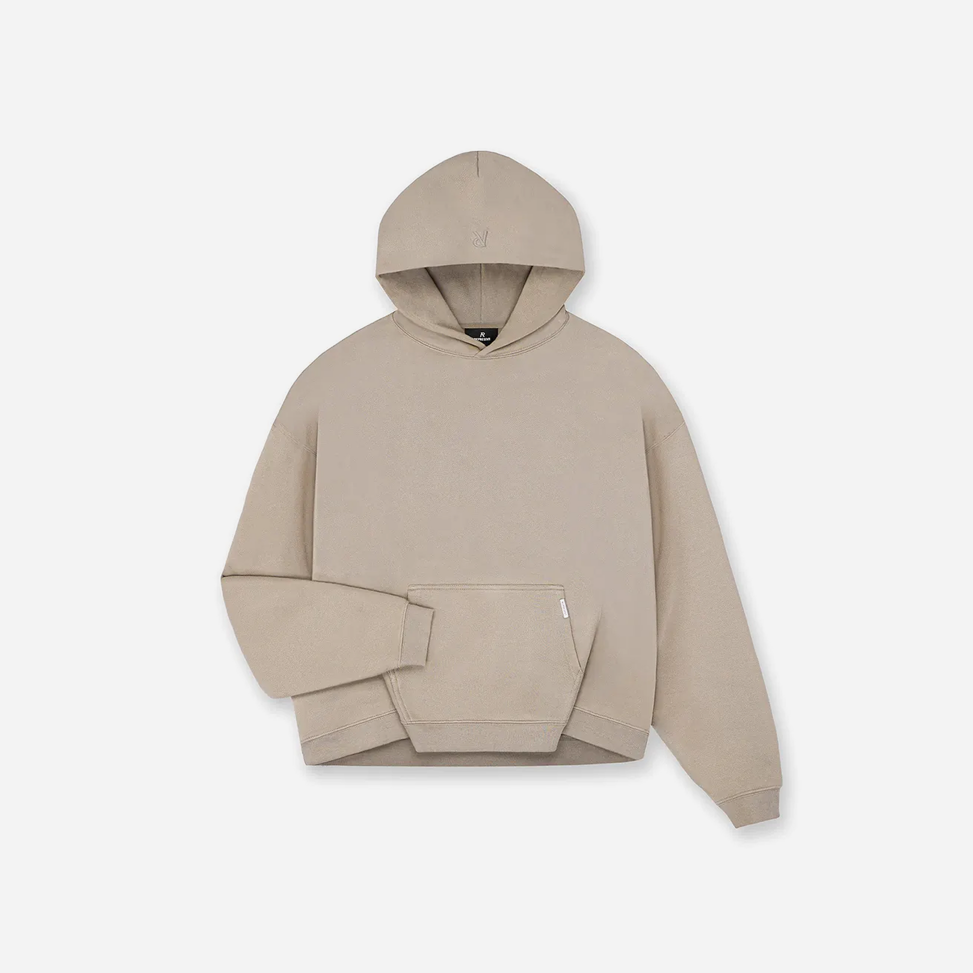REPRESENT SS25 Initial Boxy Hoodie Dune