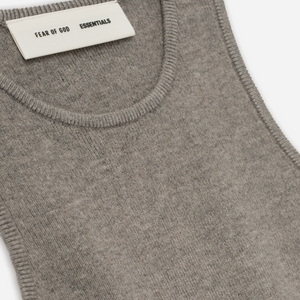Fear Of God Essentials SS25 Womens Soft Rib Knit Sport Tank- Homestead Heather