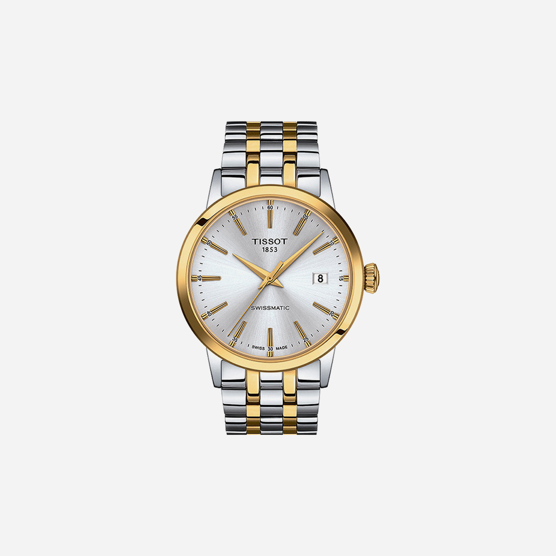 Tissot Classic Dream Swissmatic Silver Dial 42mm Two-Tone Stainless Steel Automatic