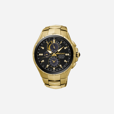 Seiko Coutura Perpetual Solar Watch - SSC572P1 Men's