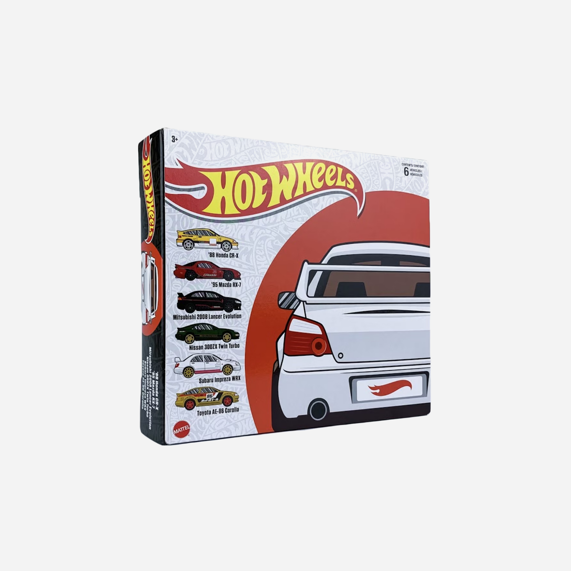Hot Wheels Japanese Car Culture Classics Box Set 6 Cars