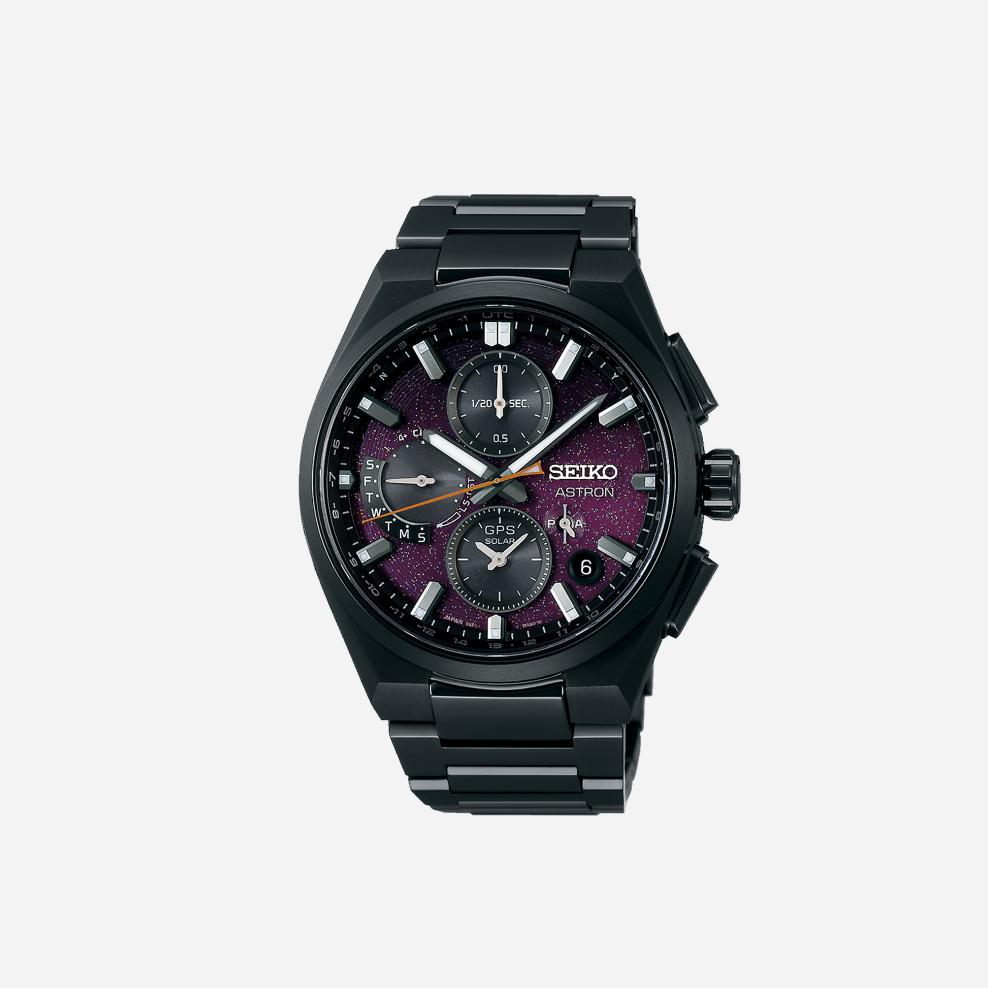 Seiko Astron GPS Solar 5X Dual Time Chronograph ‘Yozakura’ – Cherry Blossom by night – Limited Edition - SSH171J1 Men's