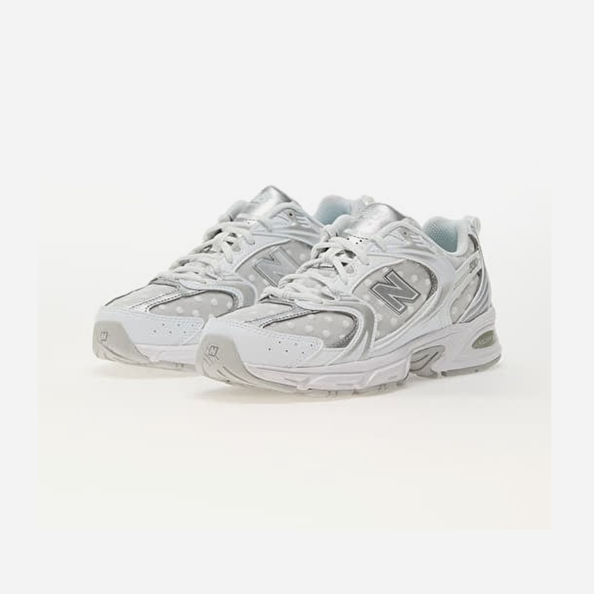 New Balance 530 Silver Metallic Polka Dots
