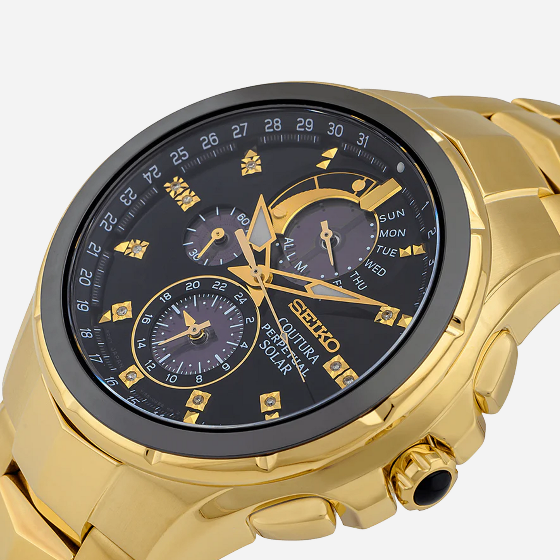 Seiko Coutura Perpetual Solar Watch - SSC572P1 Men's