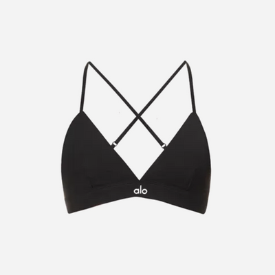 Alo Yoga Splendor V-Neck Stretch-Jersey Bra