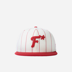 Golf Le Fleur Striped F Fitted Hat Red