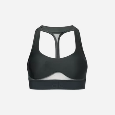 Alo Yoga Airlift Rebel Mesh-Panelled Stretch-Woven Bra