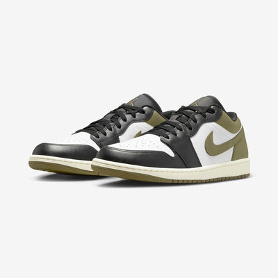 Nike Air Jordan 1 Low Black Toe Medium Olive