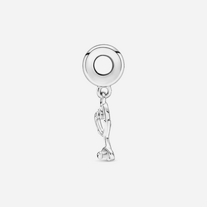 Pandora Stethoscope Heart Dangle Charm Sterling Silver