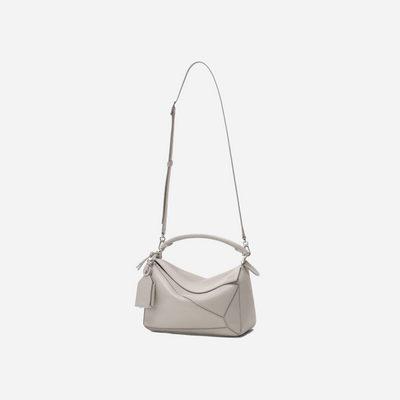 Loewe Puzzle Bag Small Shell Grey