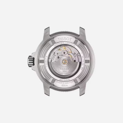 Tissot Seastar 2000 Professional Powermatic 80 Grey Dial Rubber Strap 46mm