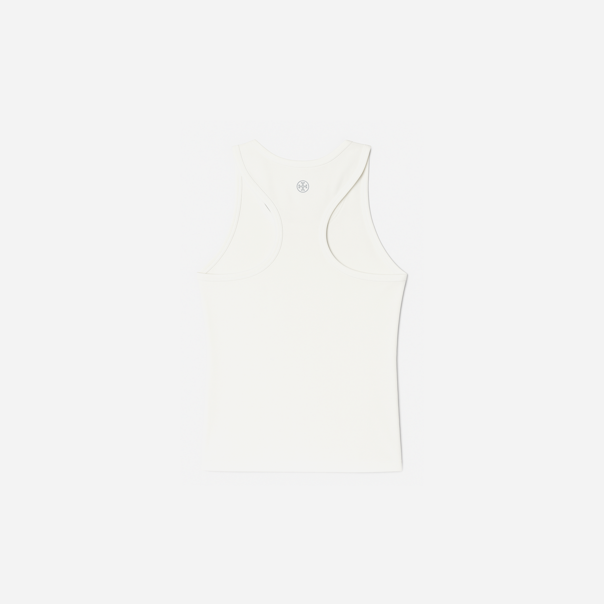 Tory Burch Performance Jersey Racerback Tennis Tank Snow White