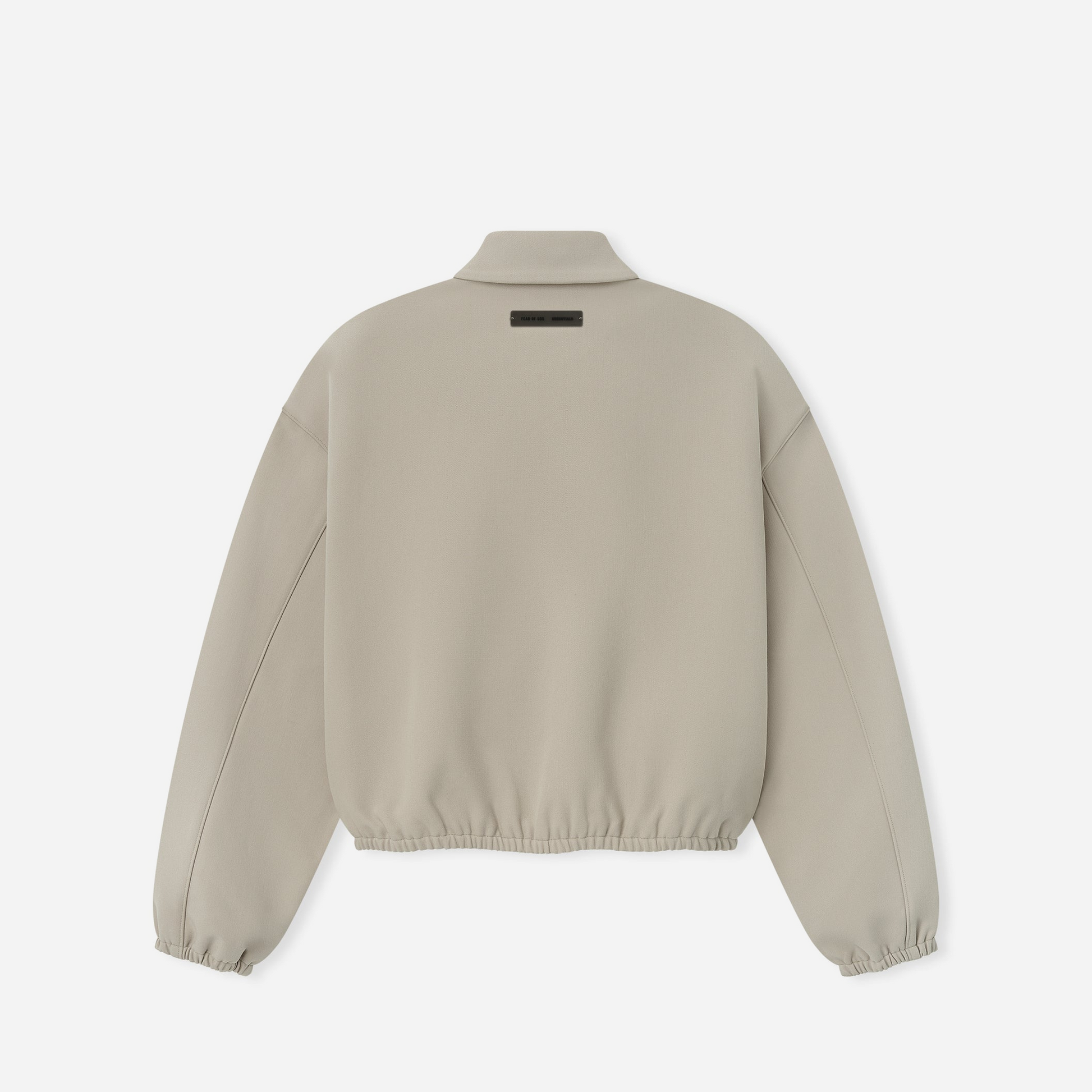 Fear Of God Essentials SS25 Bonded Canvas Jacket- Timber