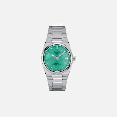 Tissot PRX Powermatic 80 35mm Light Green Dial Grey Stainless Steel Automatic Watch