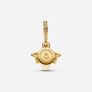 Pandora Glow-in-the-dark Firefly Dangle Charm Gold Plated