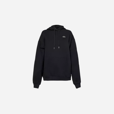 Alo Yoga Accolade Kangaroo-Pocket Cotton-Blend Hoody