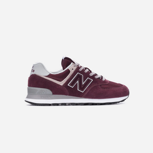 New Balance Burgundy with White