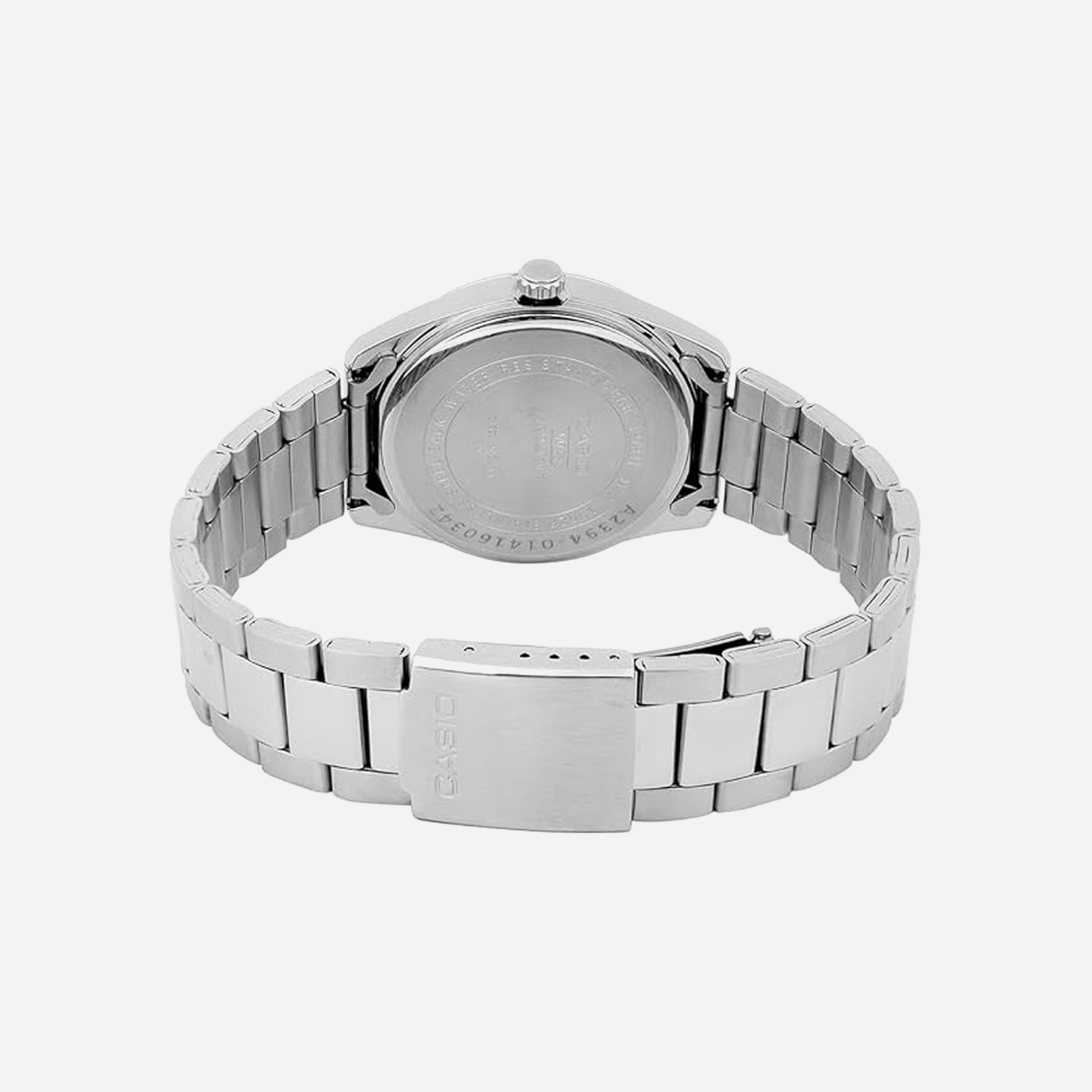 Casio Enticer Ice Blue Waffle Dial MTP 1302PE 2AVEF A2394