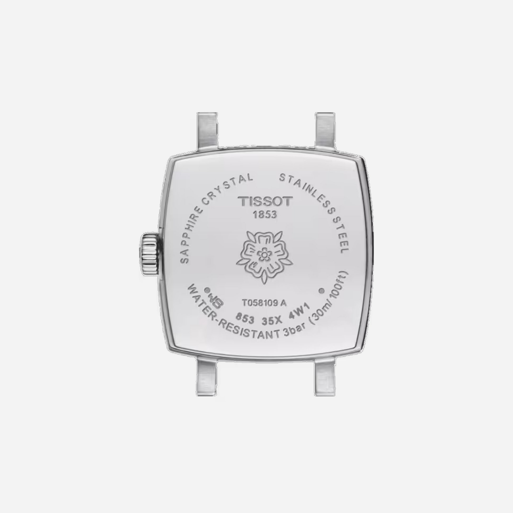 Tissot Lovely Square Silver Dial Stainless Steel Festive Kit 20mm