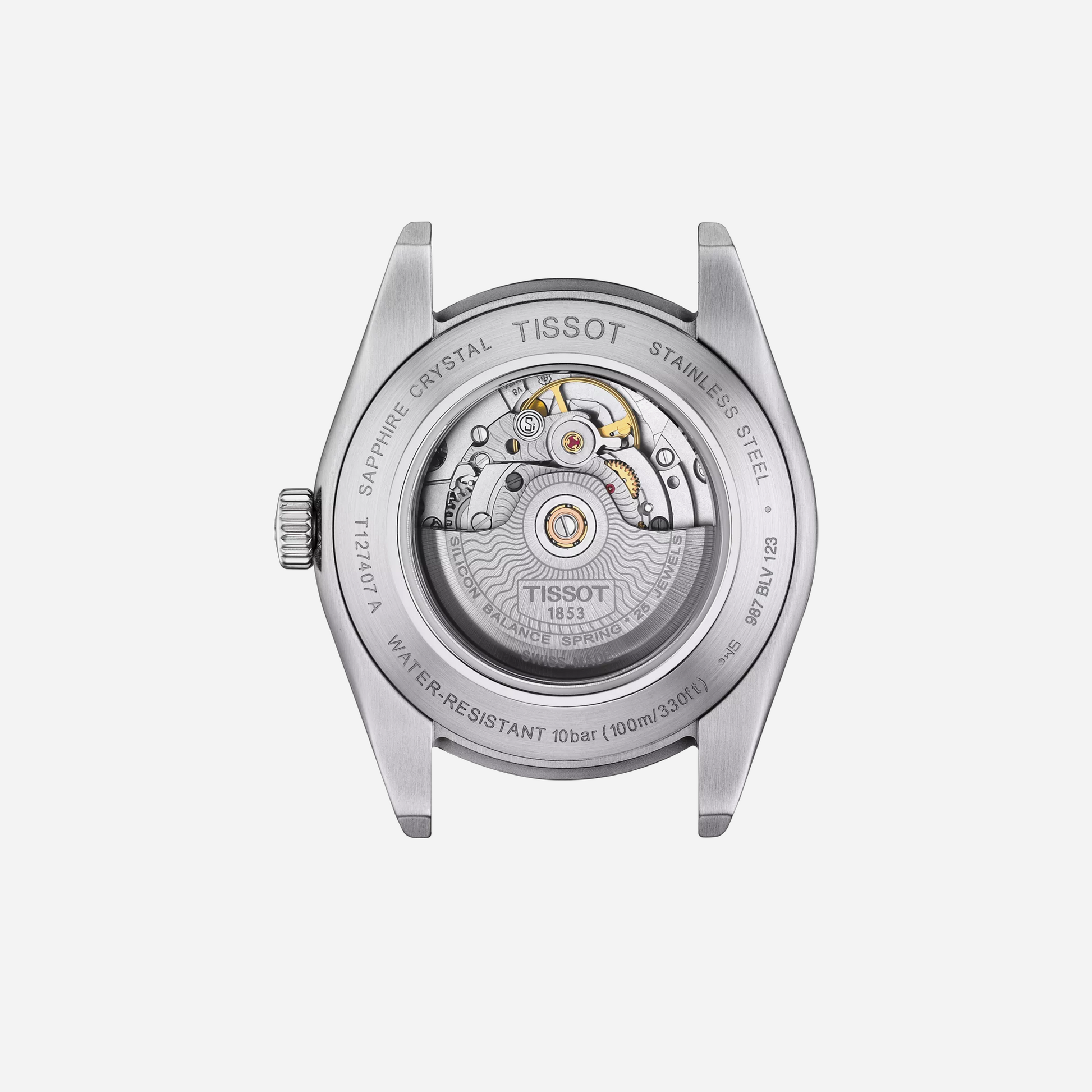 Tissot Gentleman Powermatic 80 Silicium Blue Dial 40mm Automatic Watch