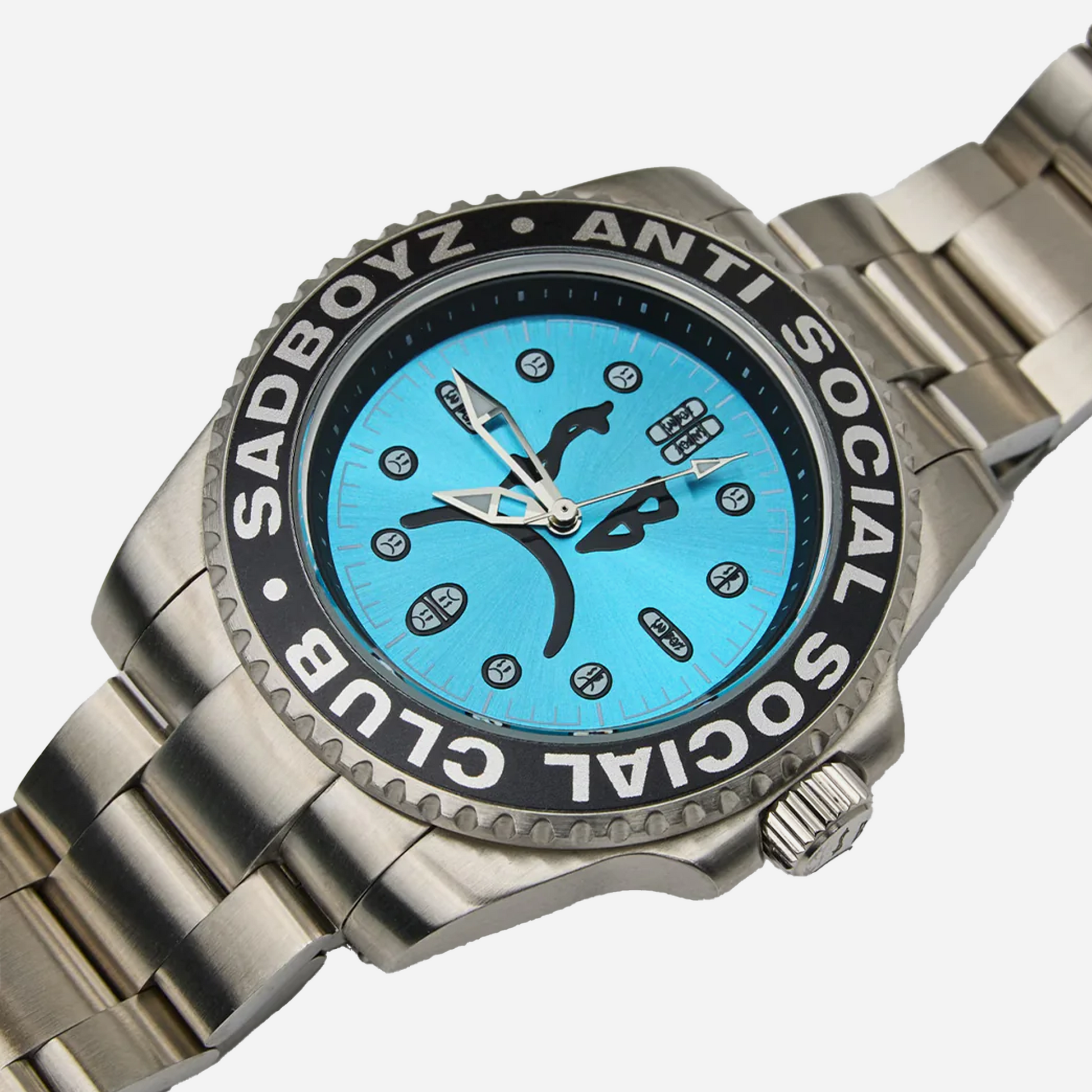 Sad Boyz x Anti Social Social Club 42mm Blue Watch