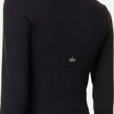 Alo Yoga Airbrush Corset High-Neck Stretch-Jersey Jacket