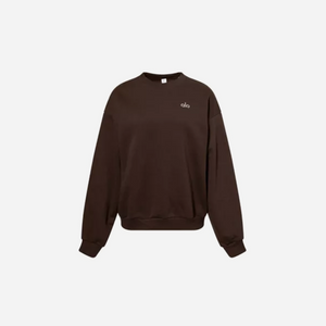 Alo Yoga Accolade Round-Neck Cotton-Blend Sweatshirt