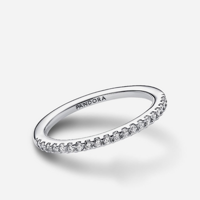 Pandora Sparkling Band Ring Sterling Silver