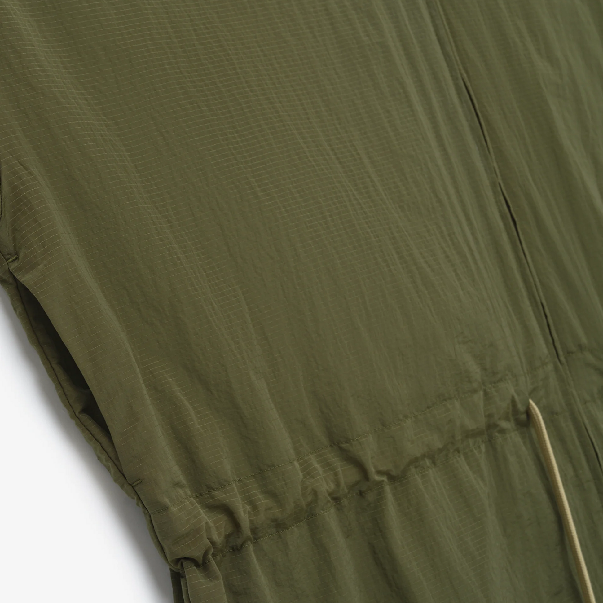 Fear Of God Essentials SS25 Ripstop Mockneck Anorak Military