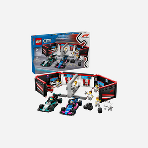 LEGO X F1  Garage & Mercedes-AMG & Alpine Cars