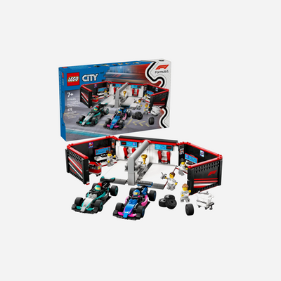 LEGO X F1  Garage & Mercedes-AMG & Alpine Cars