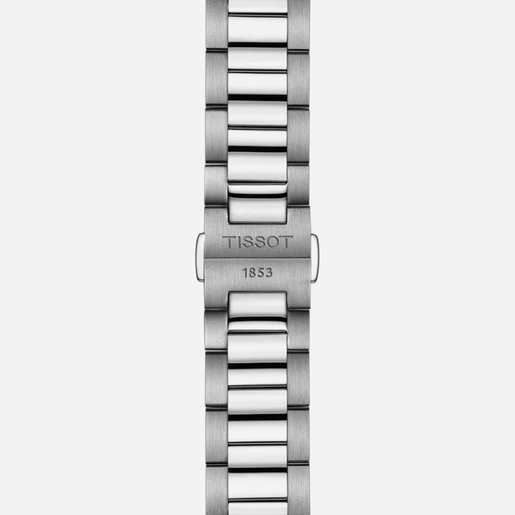 Tissot PR 100 Quartz Green Dial 40mm Grey Stainless Steel Bracelet Watch