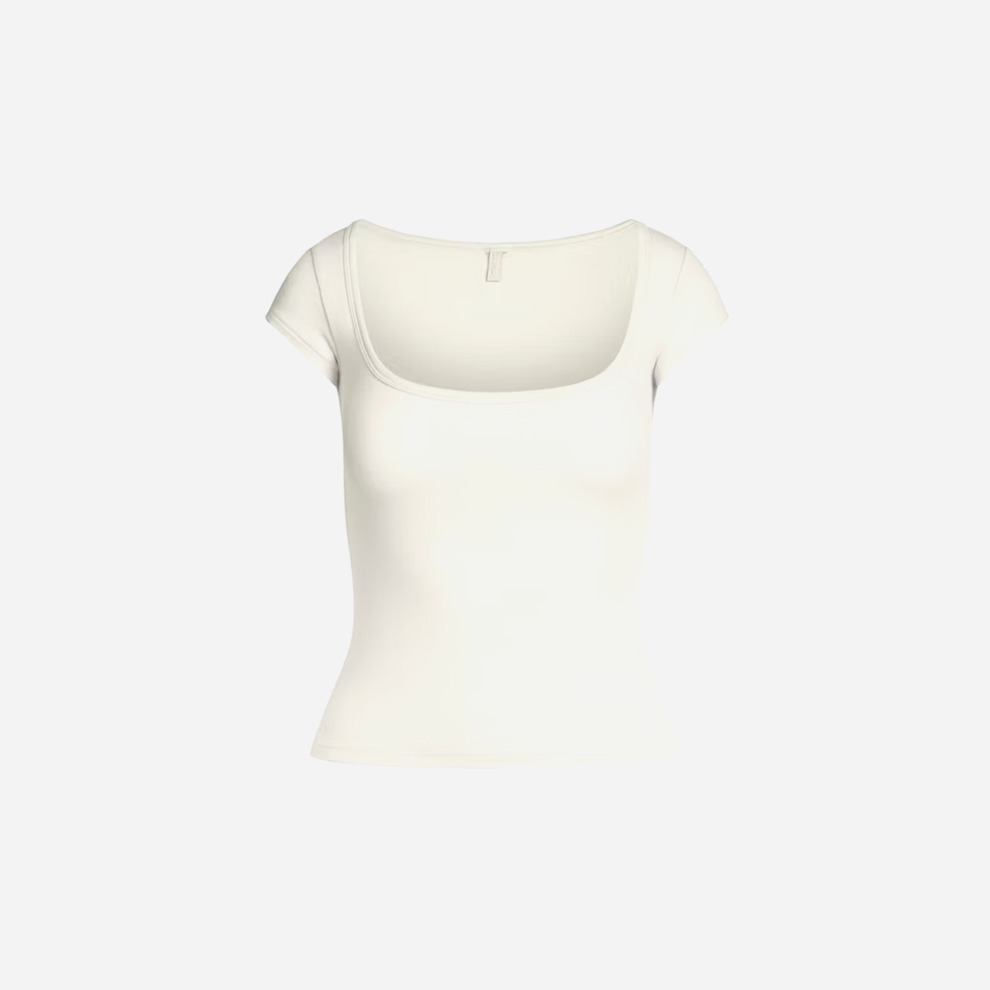 Skims Scoop Neck T-Shirt Cotton Jersey