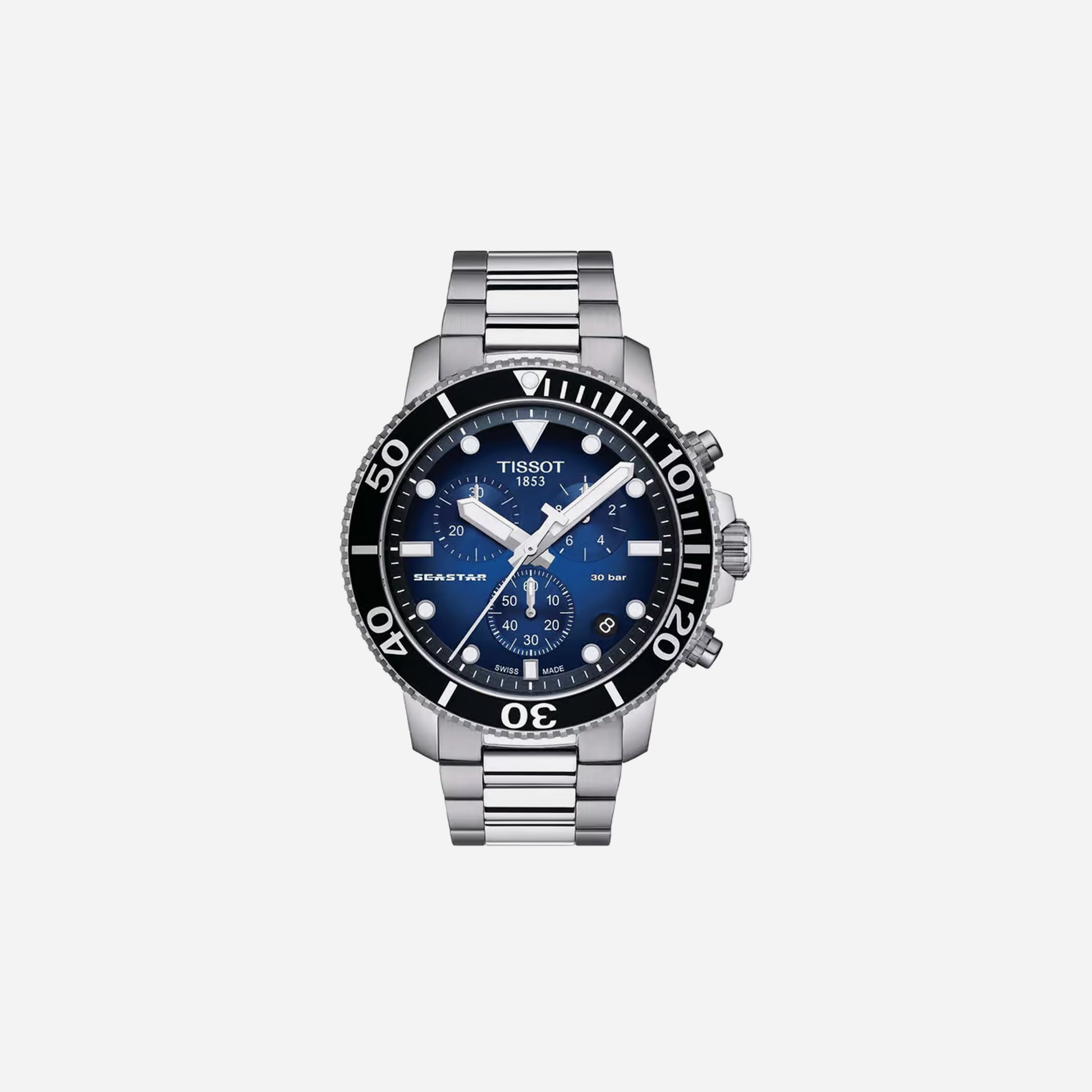 Tissot Seastar 1000 Chronograph Blue Dial Stainless Steel 45.5mm