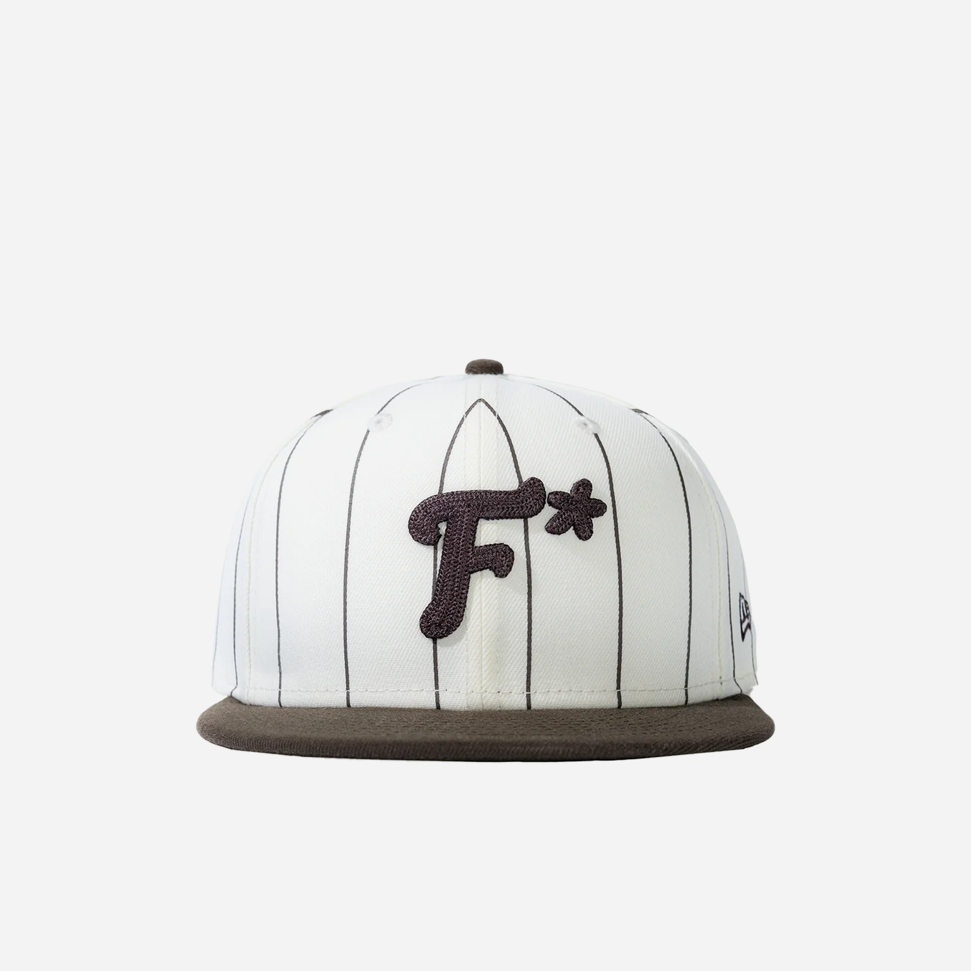 Golf Le Fleur Striped F Fitted Hat Brown