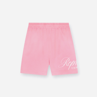 Represent Owners Club Script Mesh Shorts