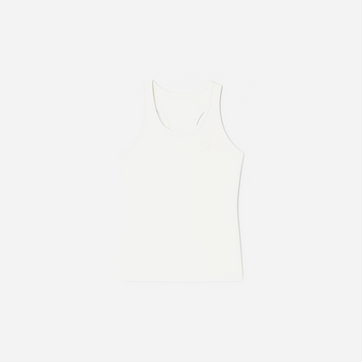 Tory Burch Performance Jersey Racerback Tennis Tank Snow White