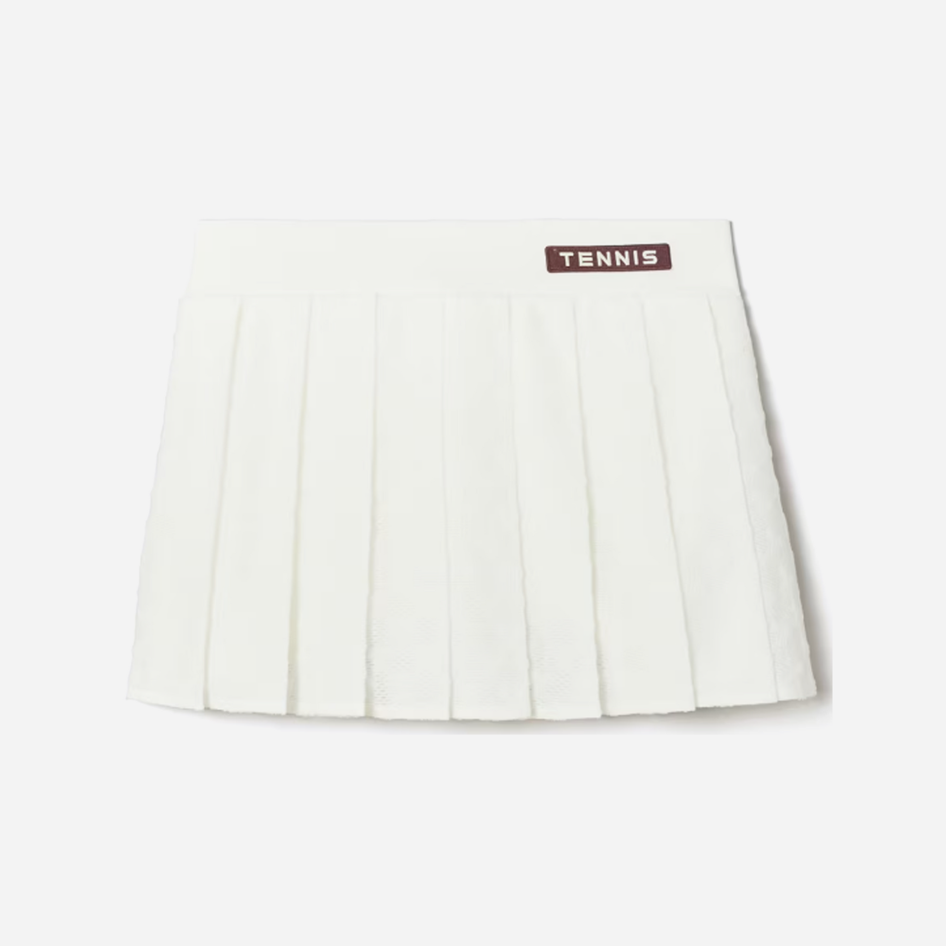 Tory Burch Terry Jacquard Mini Tennis Skirt Snow White
