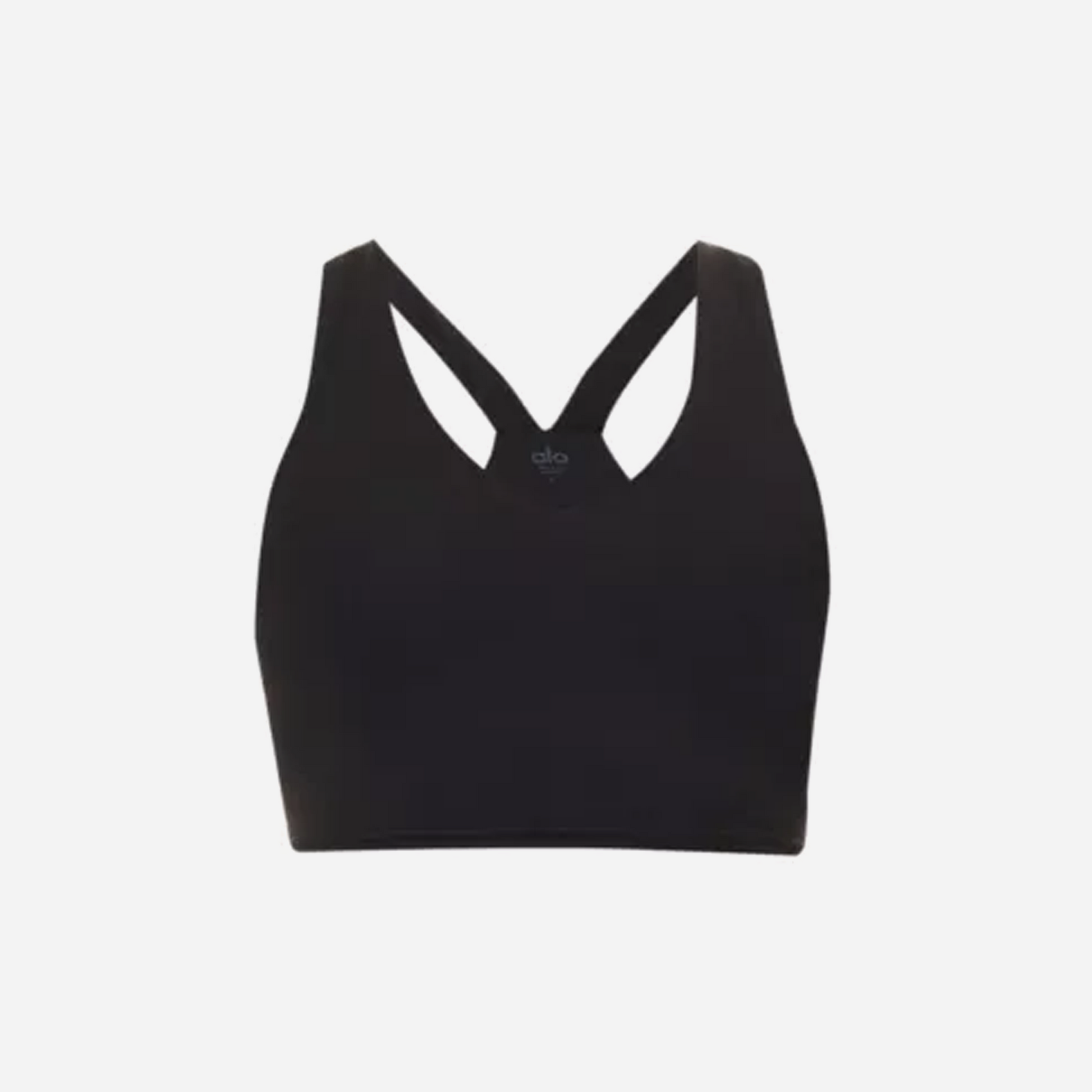 Alo Yoga Real V-Neck Stretch-Woven Bra