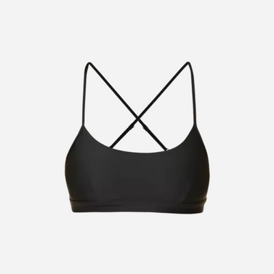 Alo Yoga Intrigue Scoop-Neck Stretch-Woven Sports Bra