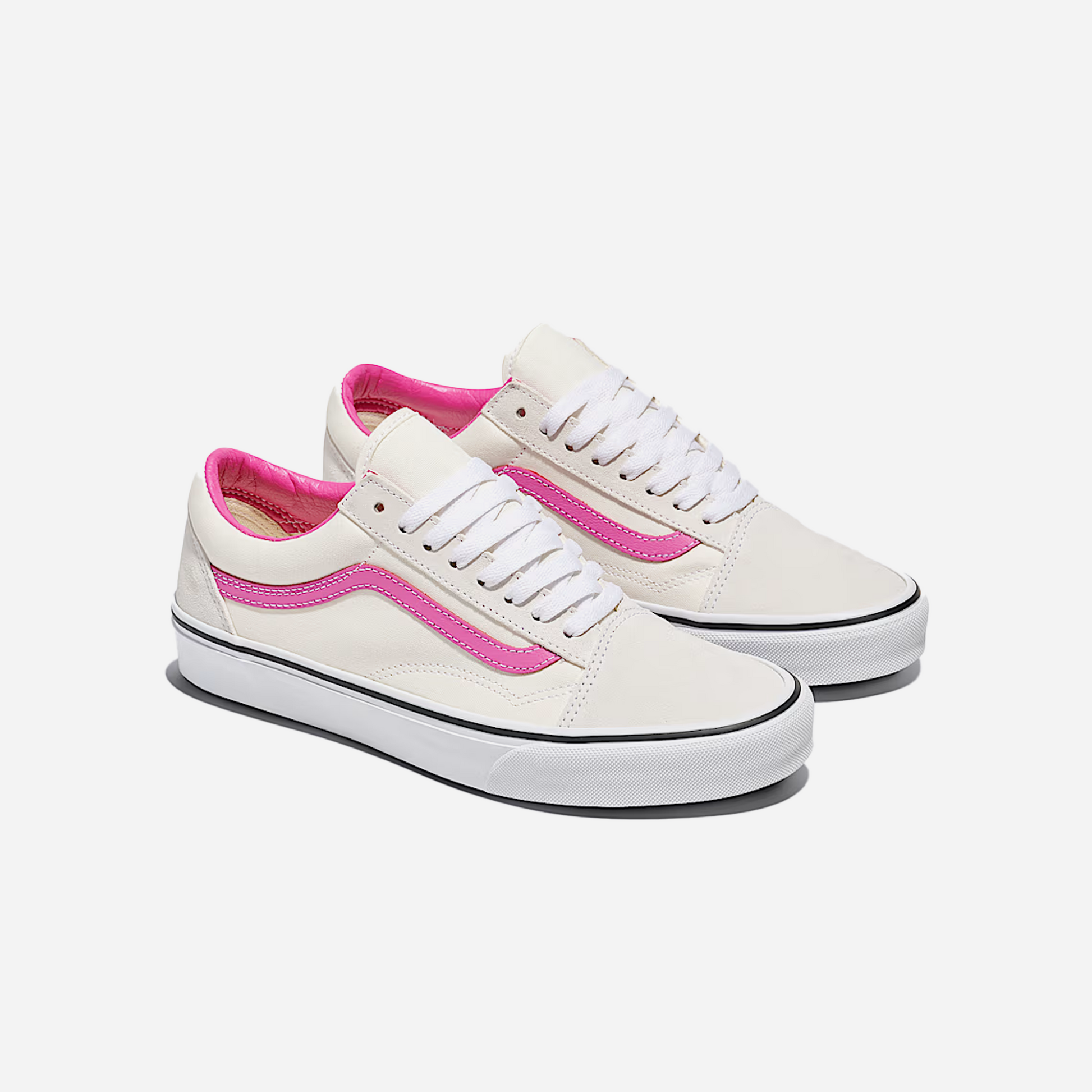 Vans Old Skool Shoe Cream Beige / Pink