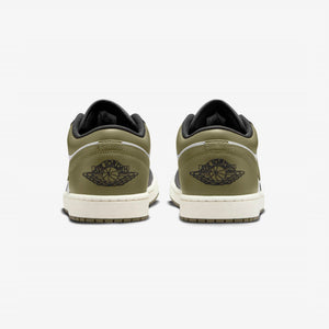 Nike Air Jordan 1 Low Black Toe Medium Olive